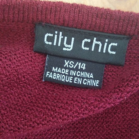 City Chic Sweater Size 14 - Picture 3 of 3